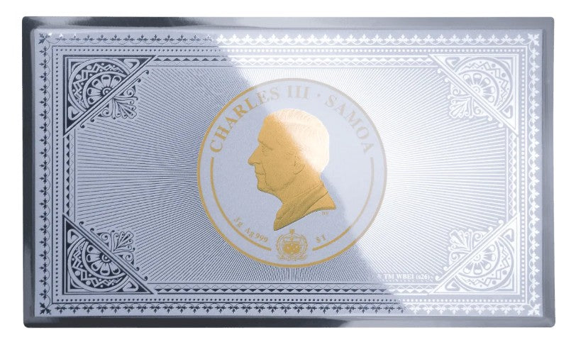 PRESALE ONLY - Harry Potter Hogwarts Express Ticket 2026 $1 Silver