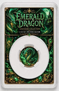 PRESALE ONLY - 2026 Emerald Dragon 1/10 oz Silver Coin in Slab