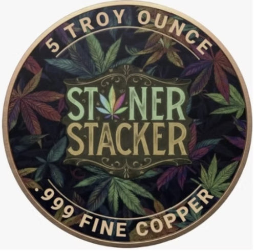 * 5oz .999 Fine Copper - Stoner Stacker IN STOCK