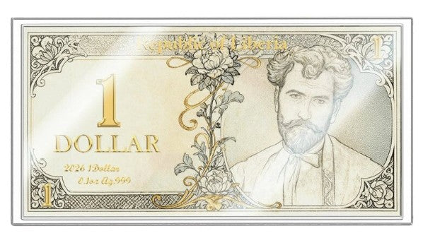 2026 Liberia The Four Seasons 1/10 oz Silver Note