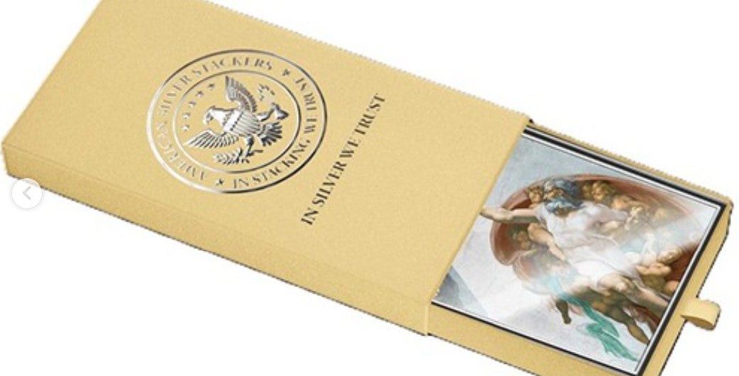 2026 Liberia Creation of Adam 1/10 oz Silver Foil Note