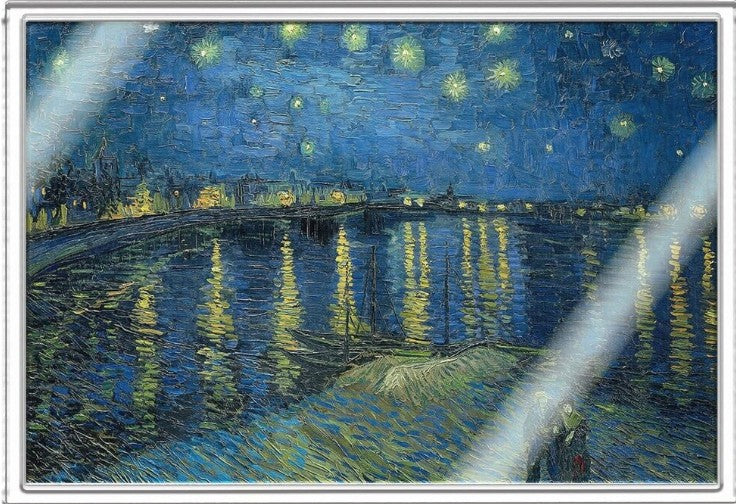 2026 Ghana Van Gogh Starry Night Over the Rhone 5g Silver Foil