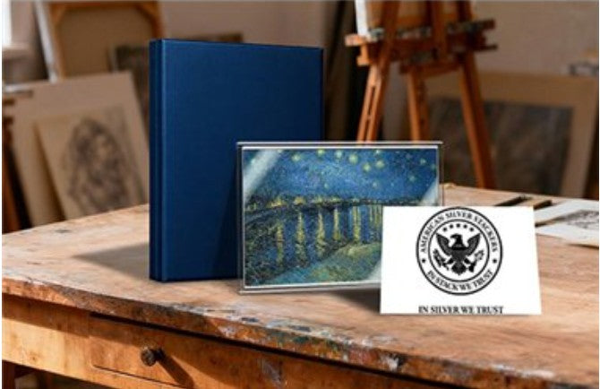 2026 Ghana Van Gogh Starry Night Over the Rhone 5g Silver Foil