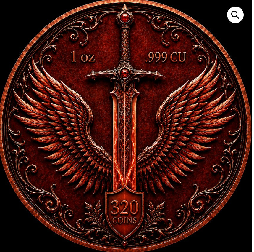 Fire Dragon Libertad Tribute 1 oz Copper