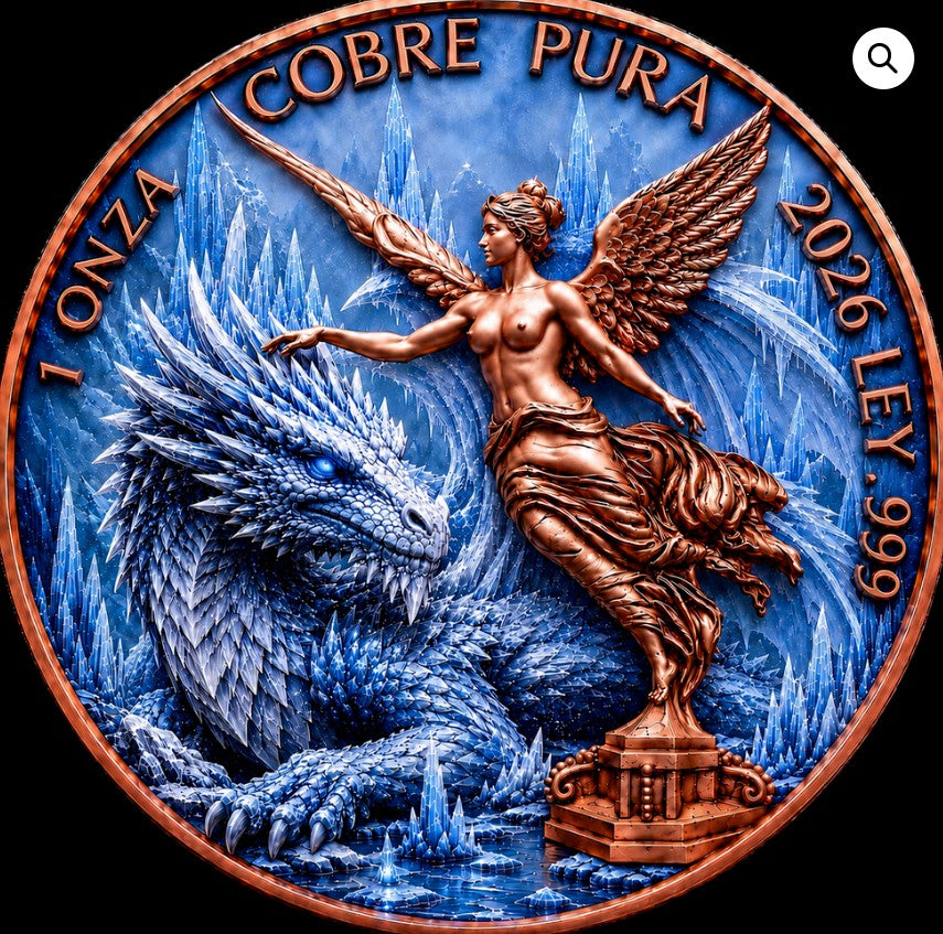 Ice Dragon Libertad Tribute 1 oz Copper