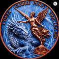 Ice Dragon Libertad Tribute 1 oz Copper