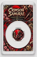 PRESALE ONLY - 2026 Crimson Samurai 1/10 oz .999 Silver Coin in Slab