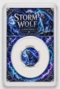 PRESALE ONLY - 2026 Storm Wolf 1/10 oz .999 Silver Coin in Slab  Thumbnail: 2026 Storm Wolf 1/10 oz .999 Silver Coin in Slab  Thumbnail: 2026 Storm Wolf 1/10 oz .999 Silver Coin in Slab 2026 Storm Wolf 1/10 oz .999 Silver Coin in Slab