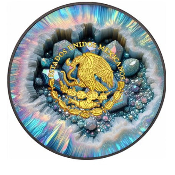 PRESALE ONLY - TITANIUM QUARTZ - Crystal Cavern Series - 1 Oz Silver .999 | 2024 |