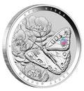 PRESALE ONLY - Australian Opal Wings Meadow Argus 2026 $2 Opal 1oz Silver Proof Coin