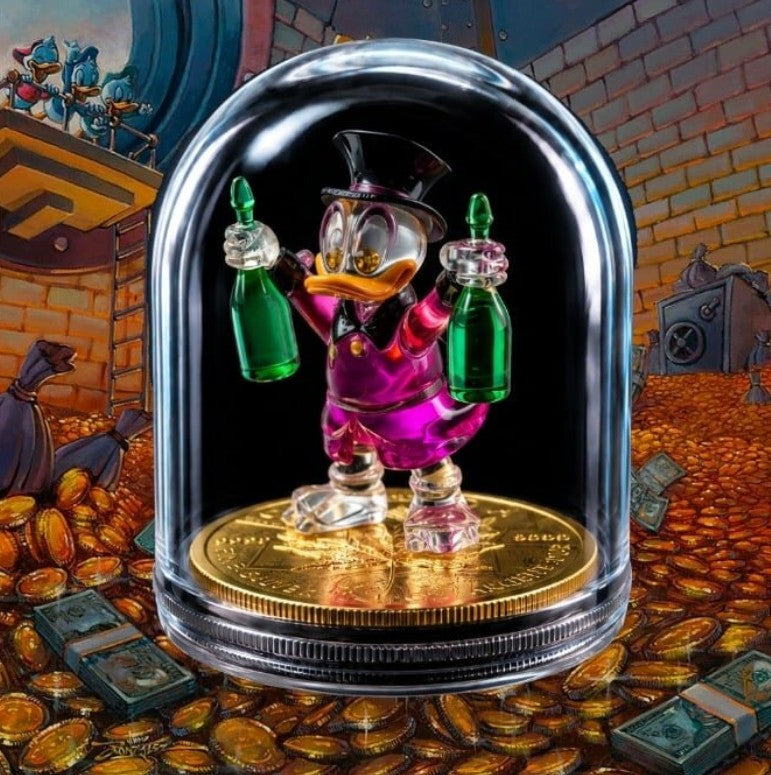 PRESALE ONLY - 2026 Canada Maple Billions Edition Gold Gilded Figurine 1 oz Silver Coin