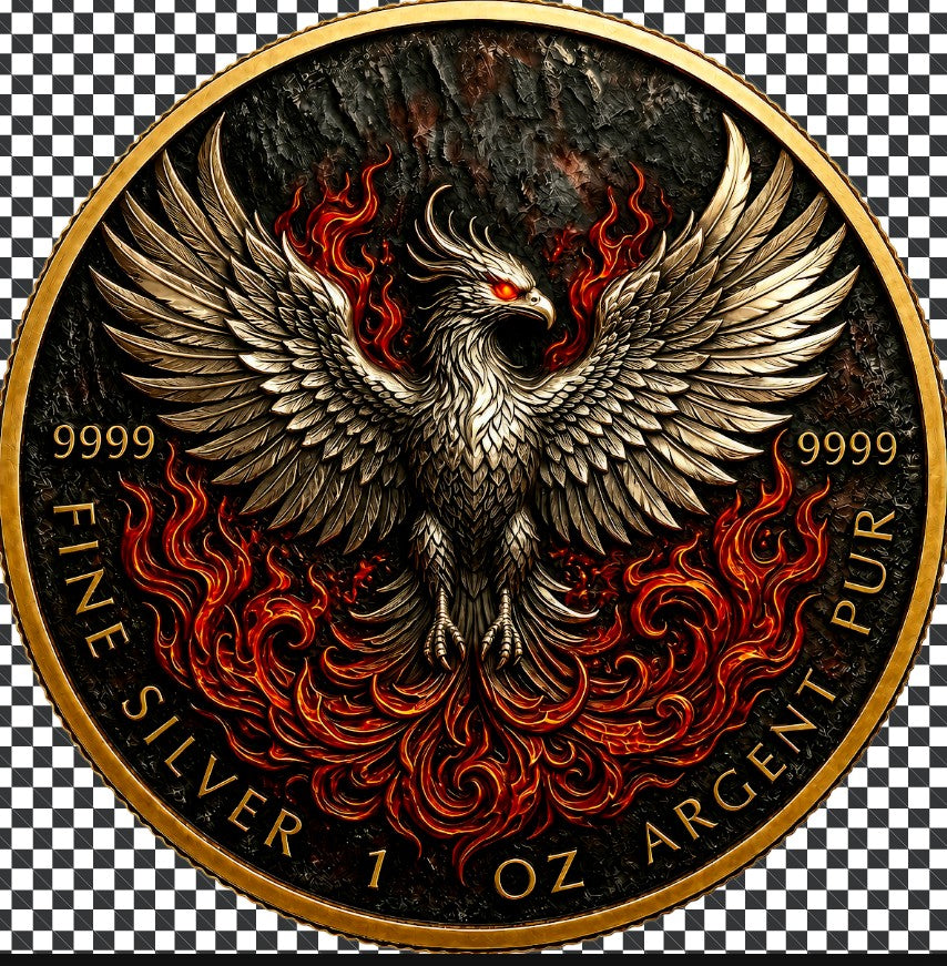 PRESALE ONLY - PHOENIX RISING 1 Oz Silver Maple Leaf 2026