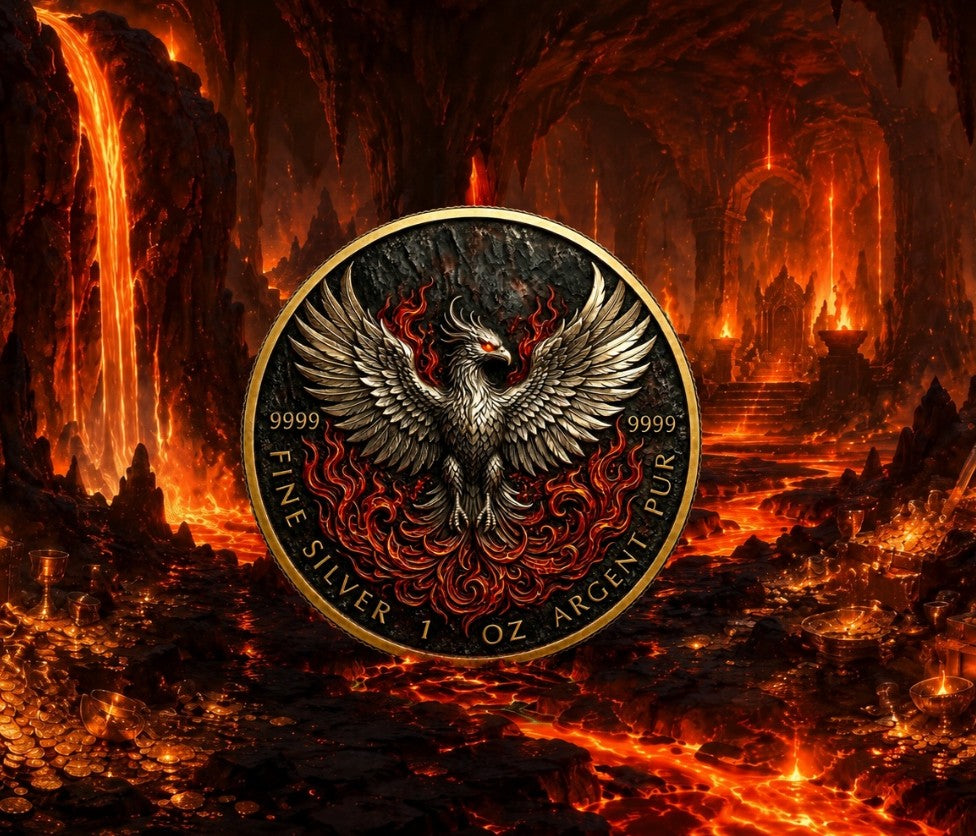 PRESALE ONLY - PHOENIX RISING 1 Oz Silver Maple Leaf 2026