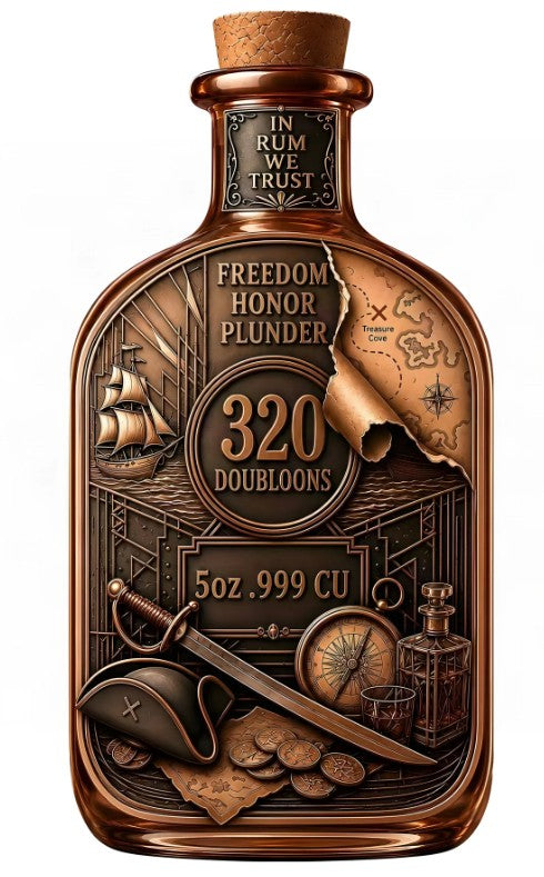 PRESALE ONLY - The Pirates Reserve 5oz Copper