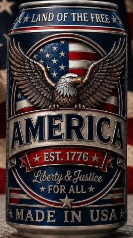 PRESALE ONLY - Red, White and Brew 5 oz Copper Bar