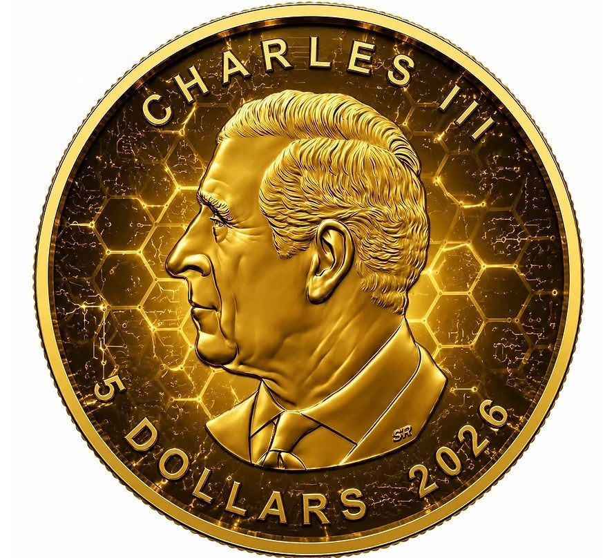 PRESALE ONLY - 2026 Maple The Golden Bee Edition 1 oz Silver Coin