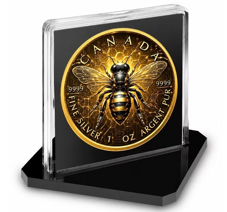 PRESALE ONLY - 2026 Maple The Golden Bee Edition 1 oz Silver Coin