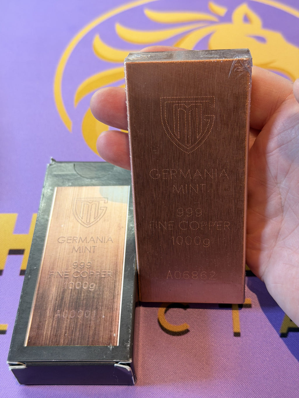 Germania - Copper Raw Bar 1000g