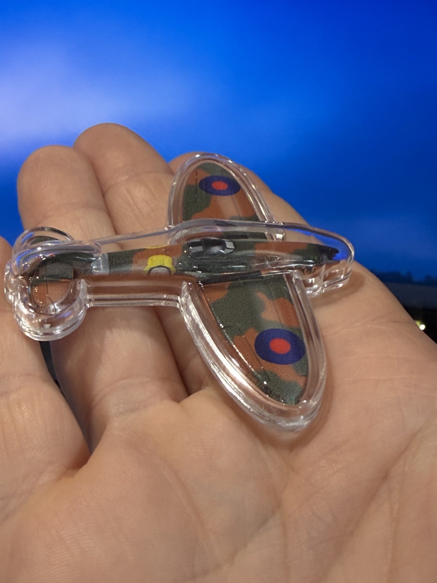 ***IN STOCK  1 oz Supermarine Spitfire .999 Shaped Copper Collectable