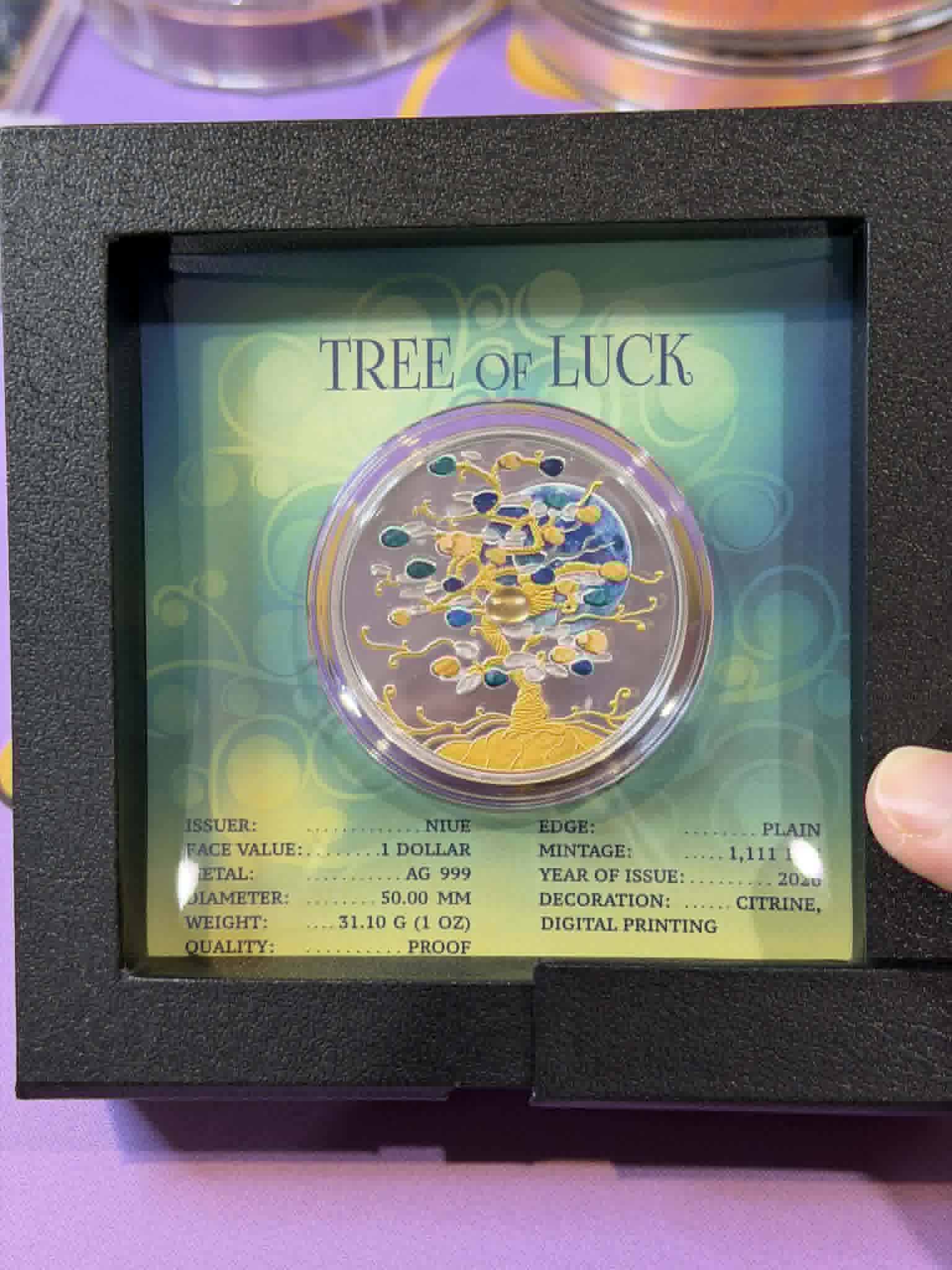 2026 Citrine Tree Of Luck 1oz Silver Proof Coin